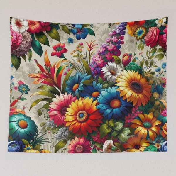 Item preview, Vibrant Bloom Harmony: Floral Pattern Fusion designed and sold by Prosser87.
