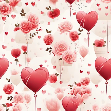 Artwork thumbnail, Valentine's Day pattern by TrPatternLab