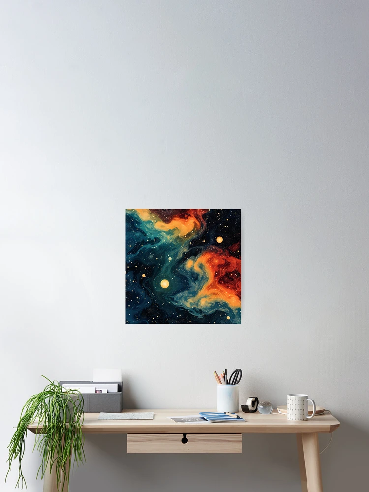 Thumbnail 2 of 3, Poster, Magic galactic pattern designed and sold by SmileshareShop.