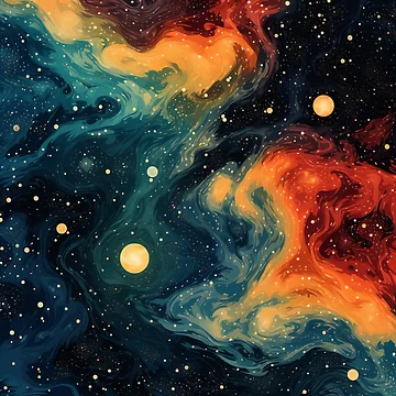 Artwork thumbnail, Magic galactic pattern by SmileshareShop
