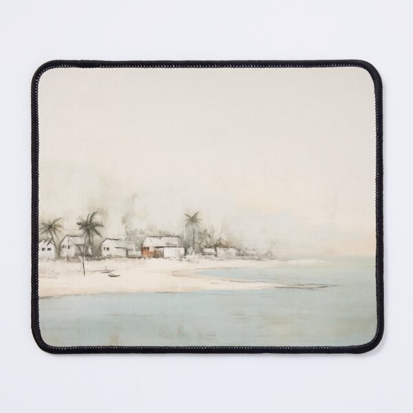 Item preview, Vintage Coastal Painting designed and sold by VisionSnapHub.