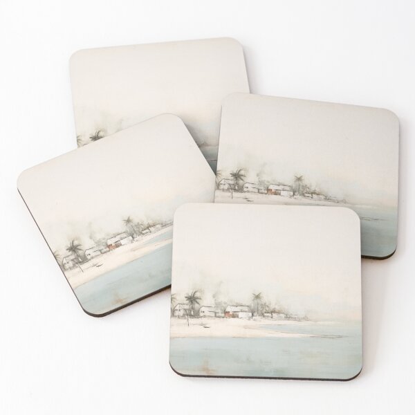 Item preview, Vintage Coastal Painting  designed and sold by VisionSnapHub.