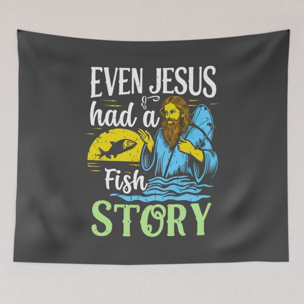 Item preview, Jesus Fish Story, designed and sold by Funky Fibers.