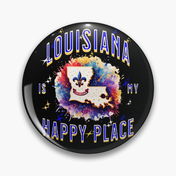 Item preview, Louisiana is my Happy Place designed and sold by Vindbult.