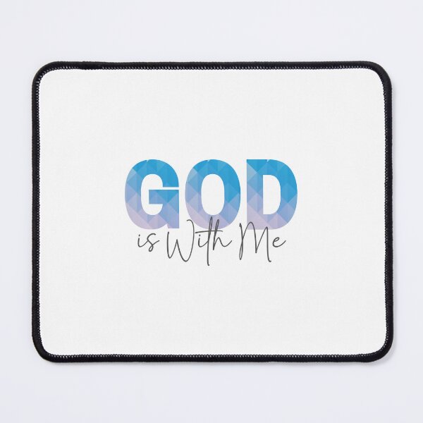 Item preview, God is with me, Gifts with Christian quotes designed and sold by GiftedFaith.