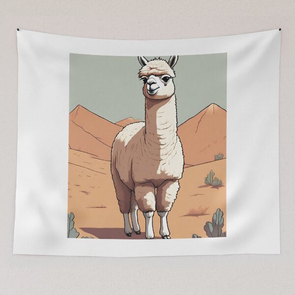 Item preview,  Cute Alpaca in the Desert Perfect Gift Love Animals designed and sold by xiaidex.