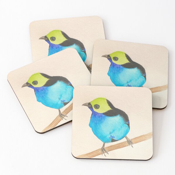 Item preview, Watercolor paradise tanager designed and sold by Ani-illustrates.