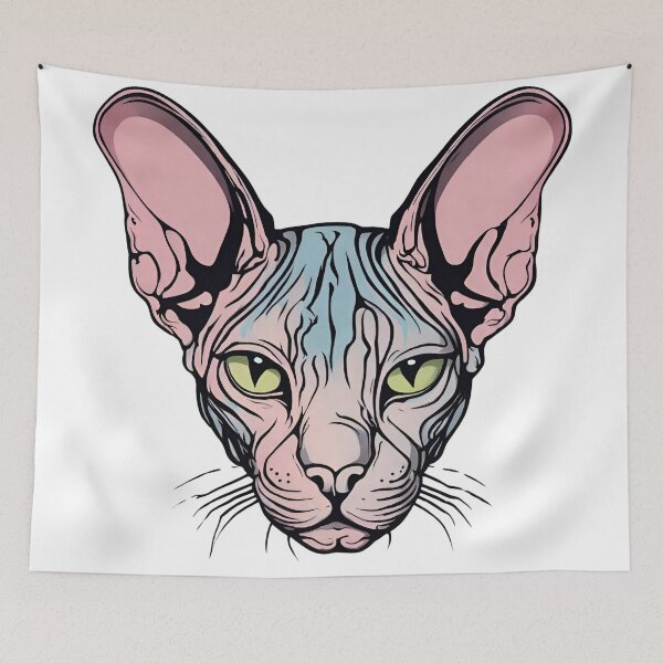 Item preview, Sphynx Cat Hairless Gorgeous Animal designed and sold by CyberArtistOne.