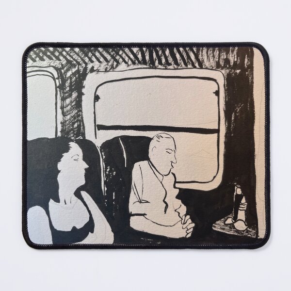 Item preview, Passengers on a train from Tbilisi to Batumi designed and sold by suzetta.