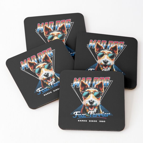 Item preview, Mad Dog Fox Terrier Dog designed and sold by RedDesignSyc.