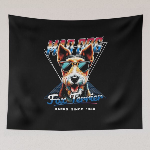 Item preview, Mad Dog Fox Terrier Dog designed and sold by RedDesignSyc.