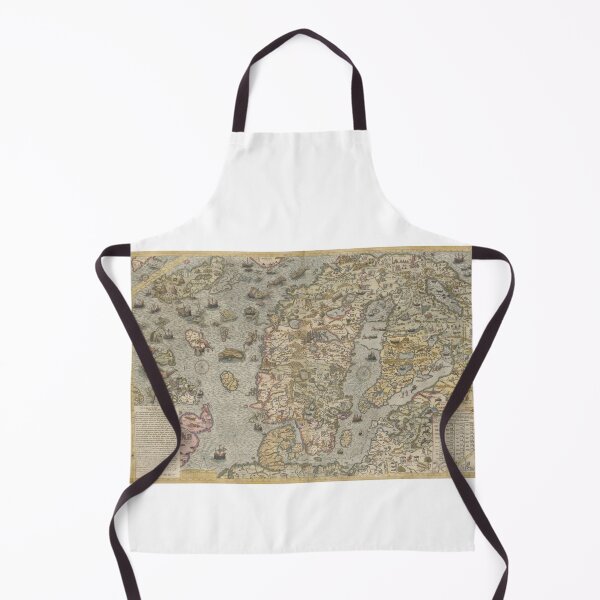 Item preview, Old Sea Map of Scandinavia designed and sold by Rosaliartbook.