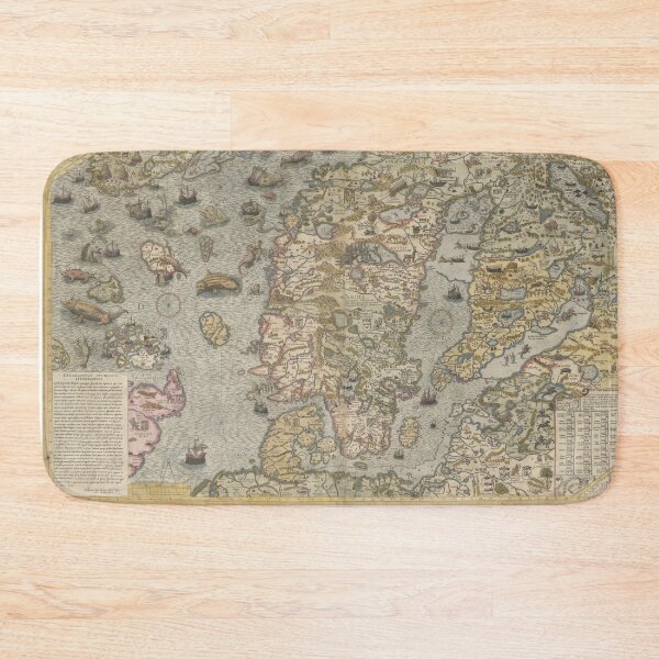 Item preview, Old Sea Map of Scandinavia designed and sold by Rosaliartbook.