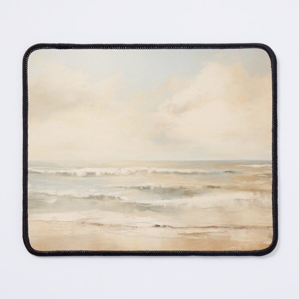 Item preview, Vintage Abstract Coastal Painting designed and sold by VisionSnapHub.