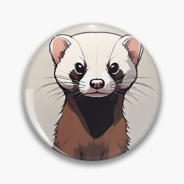 Item preview,  Cute Ferret on a White Background Perfect Gift Love Animals designed and sold by xiaidex.