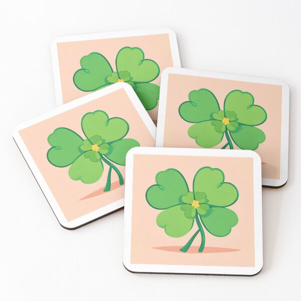 Item preview, Double 4-leaf clover designed and sold by raleca78.