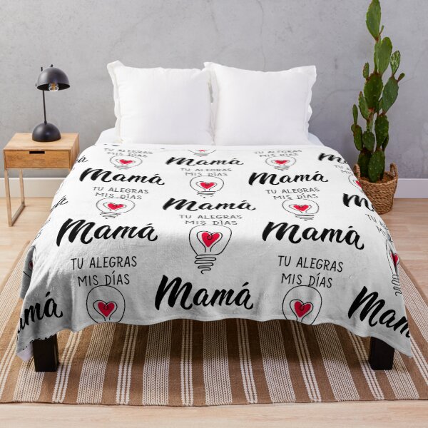 Item preview, Mamá tu alegras mis días. Mom you brighten my days - in Spanish. designed and sold by pidzam4e.