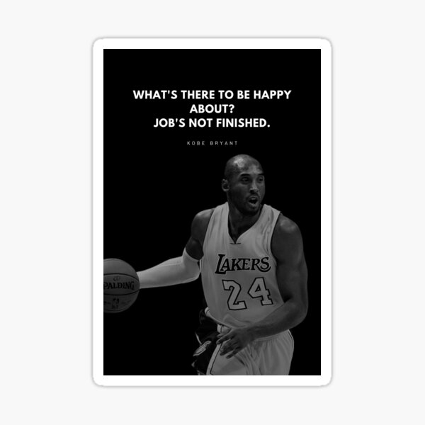 Item preview,  Kobe Bryant Motivational Quote Portrait designed and sold by SuccessInsanity.
