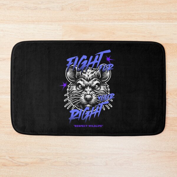 Item preview, Fight for your right respect wildlife Rat. designed and sold by INKNIK.