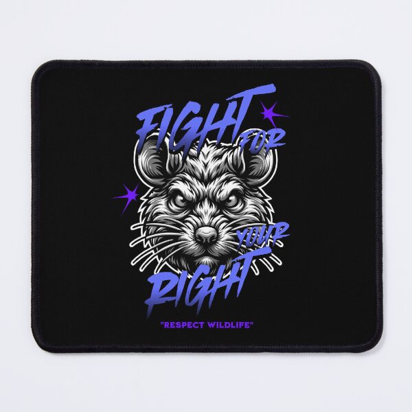 Item preview, Fight for your right respect wildlife Rat. designed and sold by INKNIK.