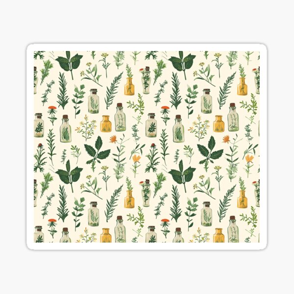Item preview, Vintage Herbal Remedies Botanical Tapestry designed and sold by PBJArt.