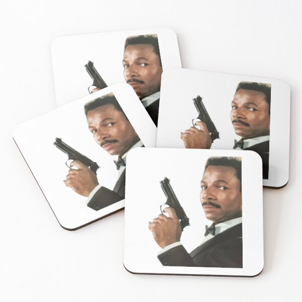Item preview, Carl Weathers holding a gun designed and sold by Omnya aboelyazeed.