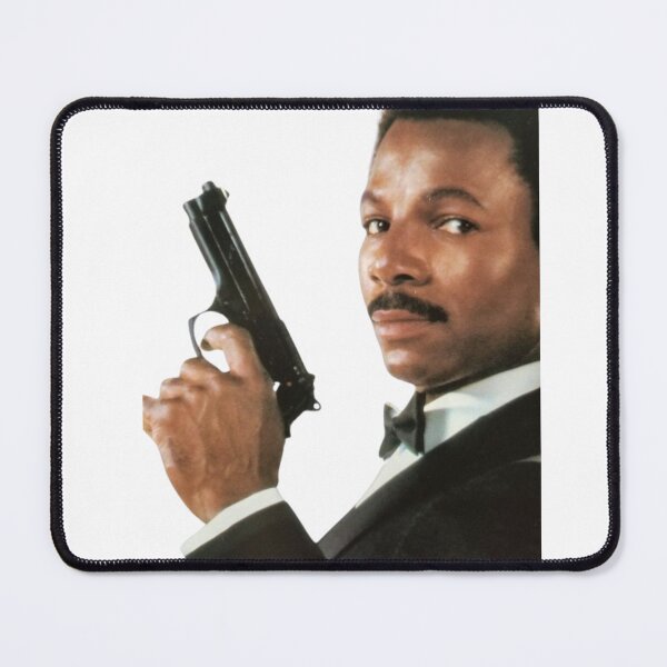 Item preview, Carl Weathers holding a gun designed and sold by Omnya aboelyazeed.