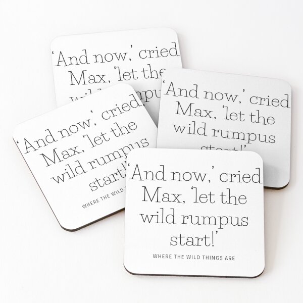 Item preview, Let the Wild Rumpus Start - Where the wild things are designed and sold by DesignJiggy.