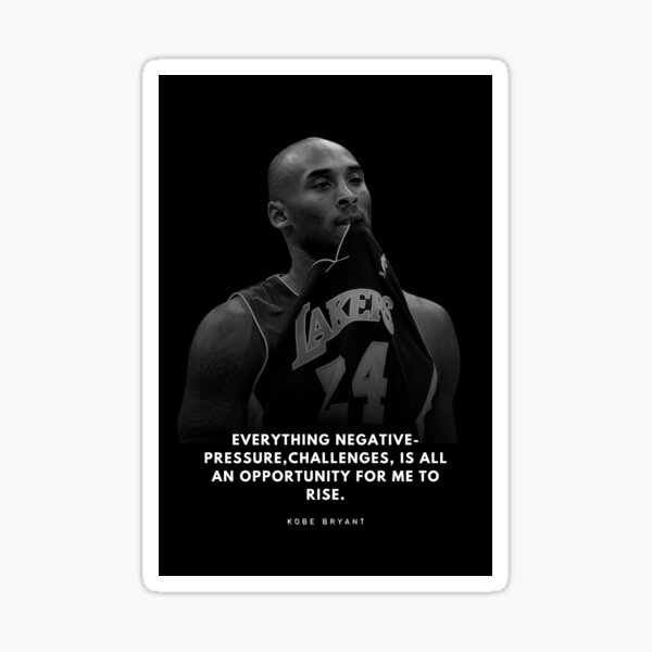 Item preview, Kobe Bryant Motivational Quote Portrait designed and sold by SuccessInsanity.