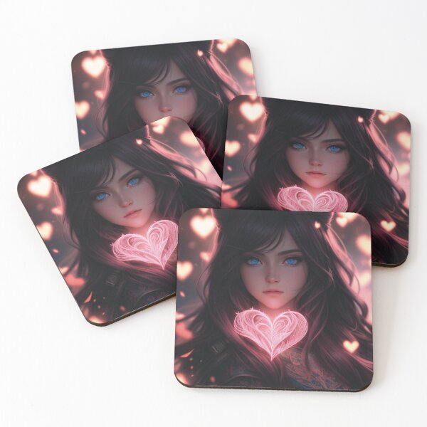 Item preview, Cat with heart for the Valentine Day designed and sold by Fuffina.
