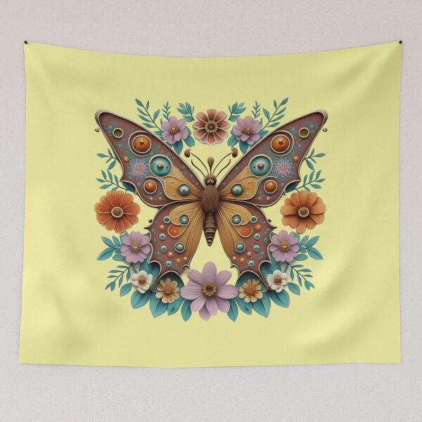 Item preview, Boho Butterfly designed and sold by MyTshirtArt.