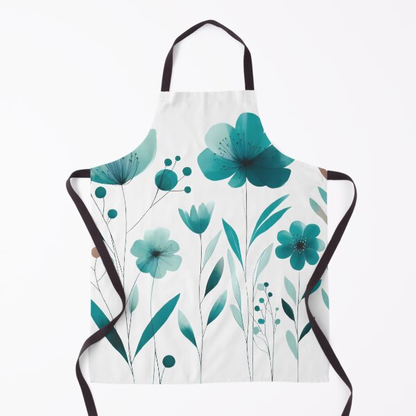 Item preview, Turquoise Floral Design designed and sold by KookyStudioArt.