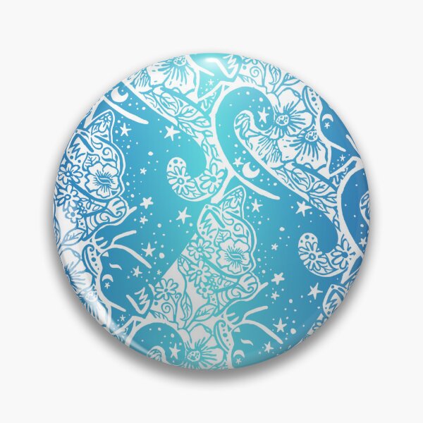 Item preview, Cats yin-yang; balance of nature, blue designed and sold by Drawmecute.