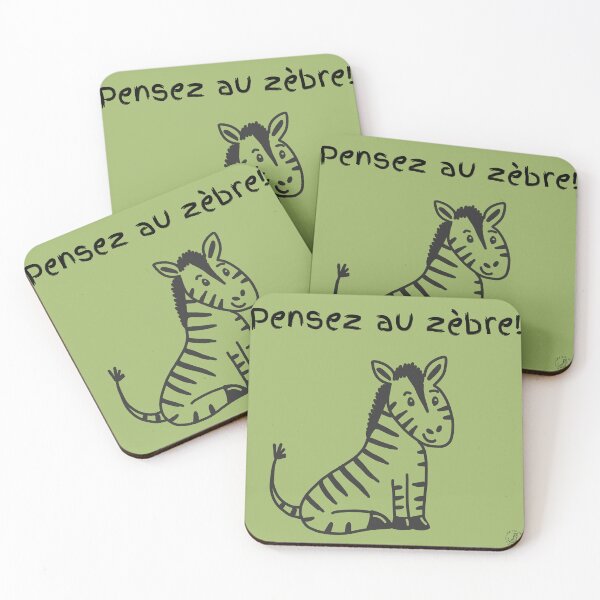 Item preview, Think of the zebra! (black) designed and sold by maviedezebre.