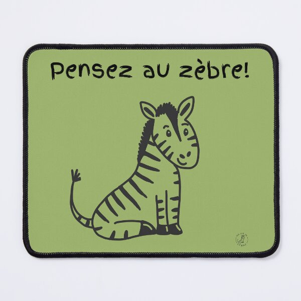 Item preview, Think of the zebra! (black) designed and sold by maviedezebre.