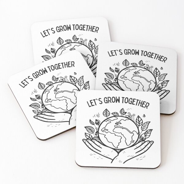 Item preview, Planète,Earth, "let's gros together" designed and sold by ‪Anas Talbi‬‏.