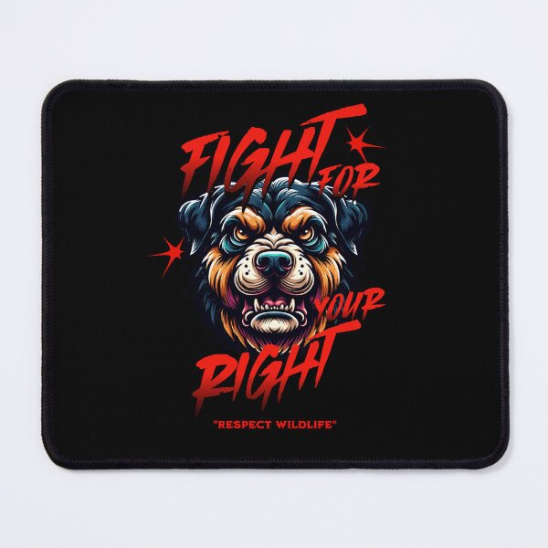 Item preview, Fight for your right respect wildlife Dog. designed and sold by INKNIK.