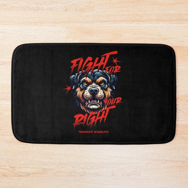 Item preview, Fight for your right respect wildlife Dog. designed and sold by INKNIK.