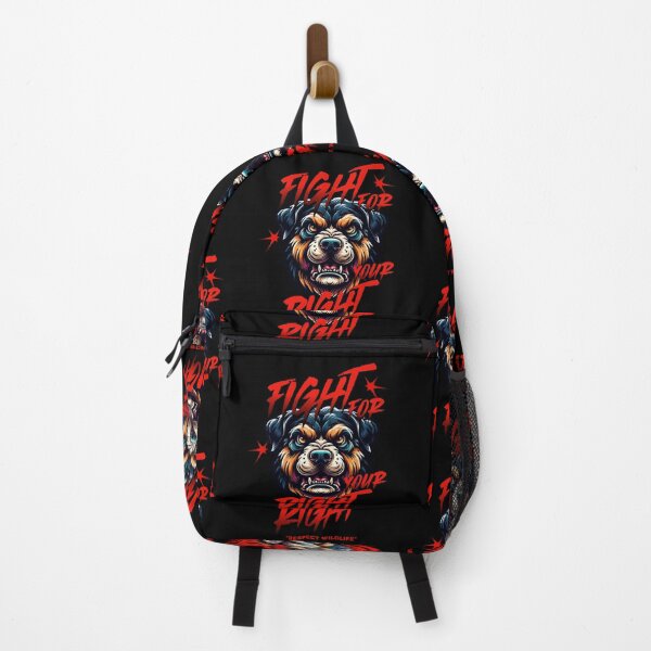 Item preview, Fight for your right respect wildlife Dog. designed and sold by INKNIK.