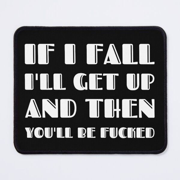 Item preview, If I fall I will get up designed and sold by UnCoverDesign.