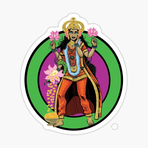 Lakshmi Watching Sticker