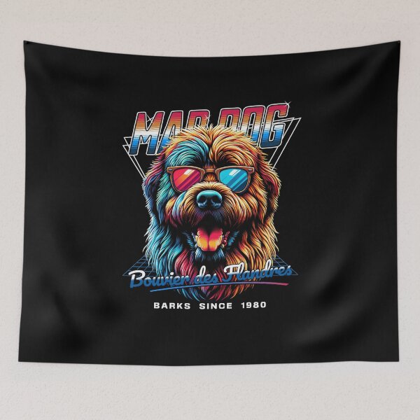 Item preview, Mad Dog Bouvier des Flandres Dog designed and sold by RedDesignSyc.