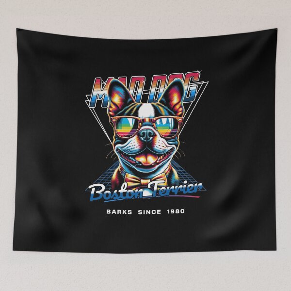 Item preview, Mad Dog Boston Terrier Dog designed and sold by RedDesignSyc.