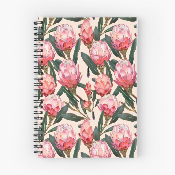 Item preview, Vintage protea flowers designed and sold by oilidesing.