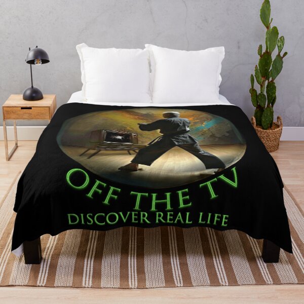 Item preview, off the tv, discover real life, off tv, Stop Tv, Stop watching the Fake News designed and sold by CrisMor-Art.