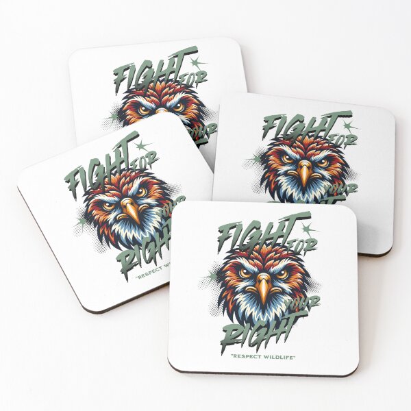 Item preview, Fight for your right respect wildlife hawk. designed and sold by INKNIK.