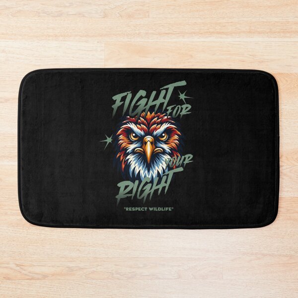 Item preview, Fight for your right respect wildlife hawk. designed and sold by INKNIK.