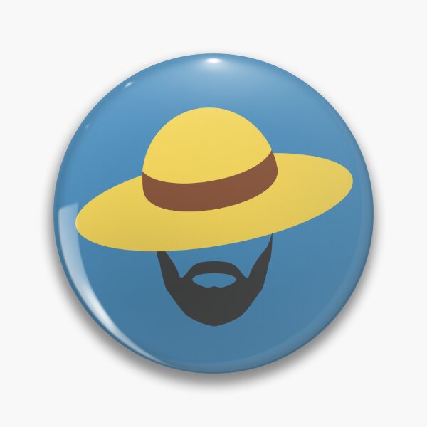 Item preview, Straw Hat Scruffy designed and sold by LoudmouthGaming.