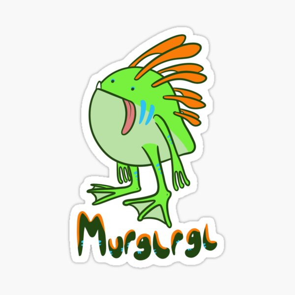 Vista previa del artículo con la obra «Murglrgl», diseñado y vendido por Moonpad.