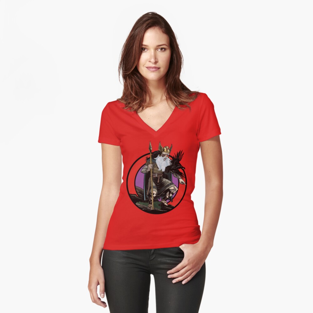 Item preview, Fitted V-Neck T-Shirt designed and sold by FBWashington.